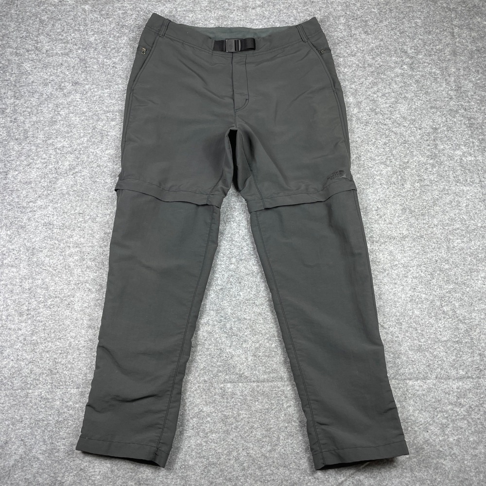 The North Face Horizon Convertible Pants Mens 34x32 Grey Zip Off Hiking Trail